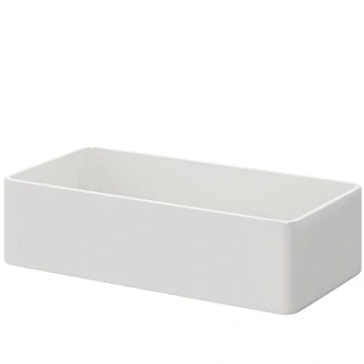 Image of Wholesale Domestic Ovar 465mm x 235mm Rectangular Countertop Basin