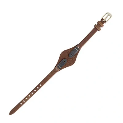 Image of Fossil Watch Strap 08 mm Leather Brown ES 3264 LB ES3264