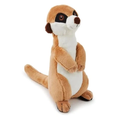 Image of Zappi Co Meerkat 20 cm Plush Toy Realistic Soft Cuddly Animal, Detailed &amp; Lifelike, Fun for Play Display, Featured on TikTok (20cm Length)