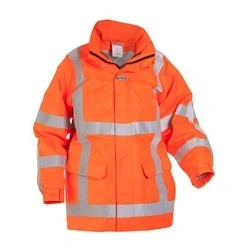 Image of Markelo Multi Sns Flame Retardant Anti Static Waterproof Parka Orange Large