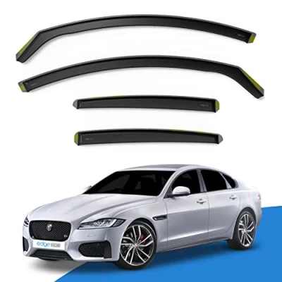 Image of EdgeVisors Wind Deflectors Set Fits: Jaguar XF X260 MK2 2015 onwards 5 Door Saloon 4pc