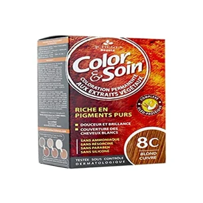 Image of Les 3 Chênes Color &amp; Soin Permanent Care Copper Blond: 8C