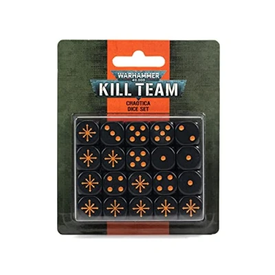 Image of Games Workshop Warhammer 40k Kill Team Chaotica Dice Set