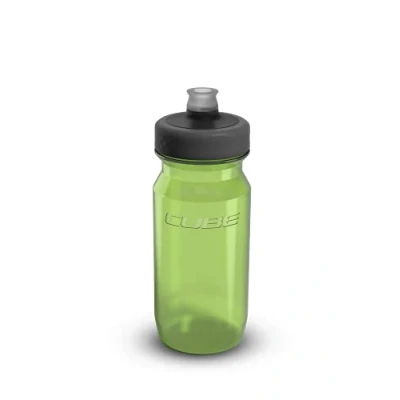 Image of Cube Grip Cycling Bottle Green, 500ml / Bicycle Bidon Cycle Ride Reusable Drink Flask Water Mountain Road MTB Bike Gym Sport Race Lightweight Trail HPP Holder Podium Racing Accessories