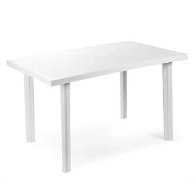 Image of URBN Garden Large Summer Weather Proof Plastic Rectangle Table Patio Dining Furniture