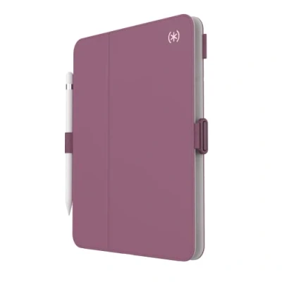 Image of Speck Case for iPad Pro 10th Generation 10.9 Inch Drop &amp; Camera Protection, Slim Multi Range Stand, Apple Pencil Holder Plumberry/Crushed Purple/Crepe Pink