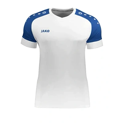 Image of JAKO Men&#039;s Champ 2.0 KA Jersey, white/Sport royal, M