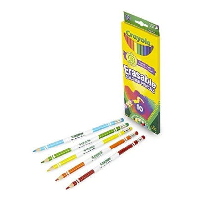 Image of Crayola Erasable Colour Pencil (Pack of 10)