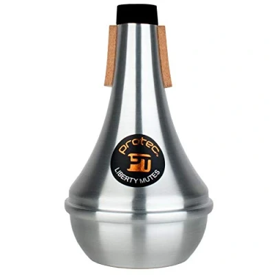 Image of Protec ML100 Liberty Aluminum Mute for Straight Trumpet,Silver