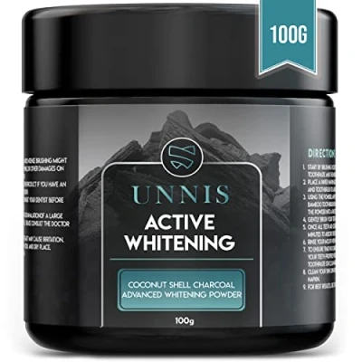 Image of Activated Charcoal Teeth Whitening Powder Natural Toothpaste for Tooth Safe Stain Removal