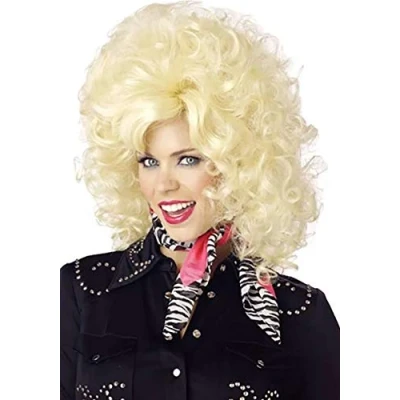 Image of California Costumes Women&#039;s Country Western Diva Wig, Blonde, One Size (Costume)