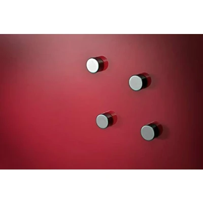 Image of Legamaster Glassboard Magnet Silver (Pack of 6)