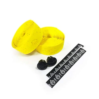 Image of Cinelli Gel Cork Tape Handle Bar Tape, Yellow, one size