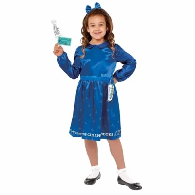 Image of Amscan 9916156 Kids Official Roald Dahl Matilda Sustainable World Book Day Costume Age: 3 4 Yrs