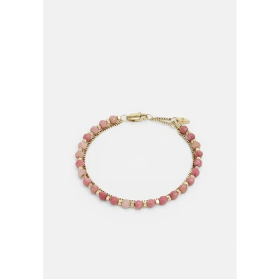 Image of Fossil Women&#039;s All Stacked Up Pink Rhodochrosite Multi Strand Bracelet, JF04682710