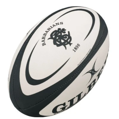Image of New Gilbert Barbarians Durable Rugby Replica Balls Size 5