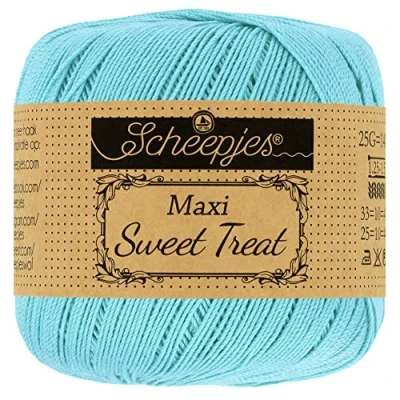 Image of Scheepjes Maxi Sweet Treat 397 Cyan Yarn 1x25g