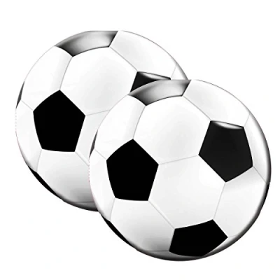 Image of Creative 26202 Football Napkins 25 x cm Folat Party 20 Pieces, Multi Colors, 33