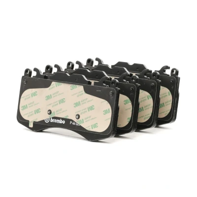 Image of LR016684, LR020362, LR039526, LR064181, LR083935 Brake pad set BREMBO P 44 023 prepared for wear indicator without accessories