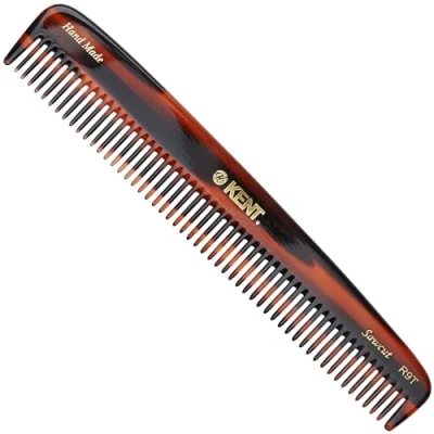 Image of Kent Handmade Medium Coarse Toothed Dressing Hair Comb, 19 cm Length