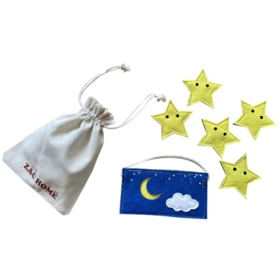Image of Nursery Rhyme &quot;Twinkle Twinkle Little Star&quot; Finger Puppet with Numbers 1 5 at the back Fun and Educational Counting Toy for Toddlers Preschoolers…