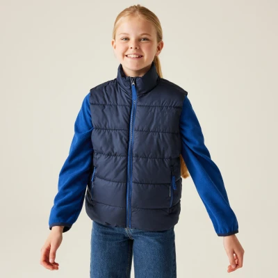 Image of Regatta Professional Kids Insulated Scholar Thermal Bodywarmer Navy New Royal, Size: 34