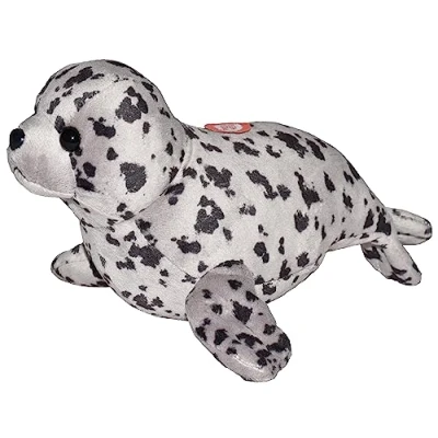 Image of Wild Republic Calls Harbor Seal, Authentic Animal Sound, Stuffed Animal, 8 Inches, Gift for Kids, Plush Toy, Fill is Spun Recycled Water Bottles