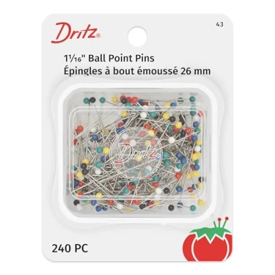 Image of Dritz Straight Pins, Assorted, 1 1/16 inch