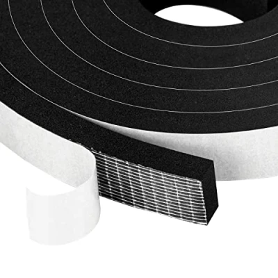 Image of YIMIKI Self Adhesive Foam Tape 20mm(W) x 10mm(T), Closed Cell Home Window Seal Door Insulation Weather Stripping SoundProof Strip, 2 Rolls, Total 4M Long