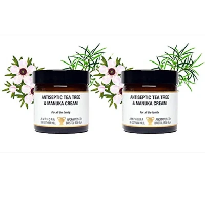 Image of Amphora Aromatics Antiseptic Tea Tree &amp; Manuka Cream 2 x 60ml