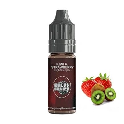 Image of Kiwi and Strawberry High Strength Flavouring 230+ Flavours Galaxy Food 50ml Bottle