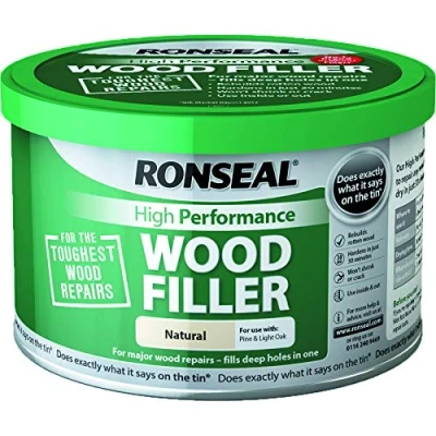Image of Ronseal 35302 High Performance Wood Filler Natural,Green,275g