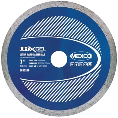 Image of Mexco 180mm UHXCEL Porcelain Diamond Blade