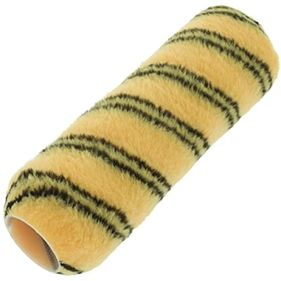Image of Coral 41463 Max Coat Paint Roller Cover Walls Ceilings Long Pile Woven Sleeve Fabric Emulsion Trade Tiger Stripe 9 inch 1.75&quot; Dia