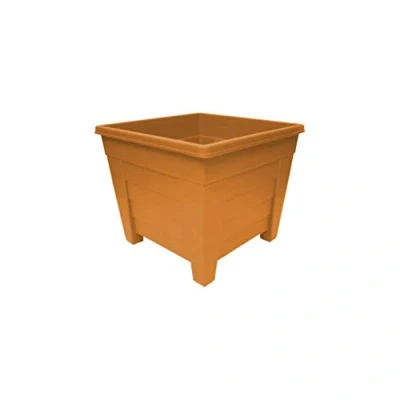 Image of Grosvenor (X4) 100339112 Square Flower Pot 33 cm Ebony