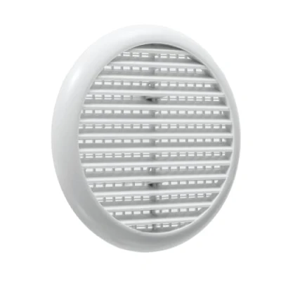 Image of Map Louvre Air Vent Cover for Openings 80 152mm, Integral Flyscreen Mesh, Bathroom, Kitchen, Shed, Garage, External &amp; Internal Walls (1, White)