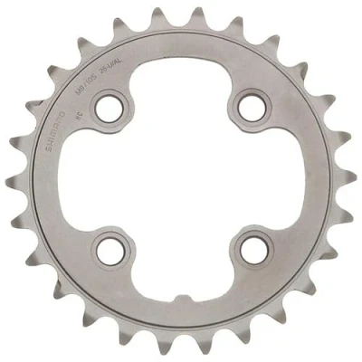 Image of Shimano FC M771 chainring silver 26T