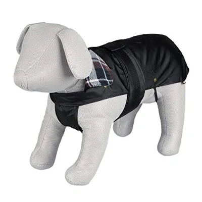 Image of Trixie 30501 Paris Dog Coat, 33 cm Length, black