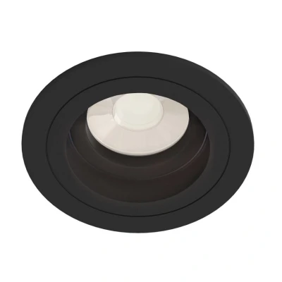 Image of Maytoni Akron recessed light, adjustable, round, black