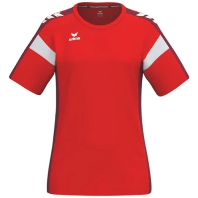 Image of Erima Women's Celebrate 125 Functional T Shirt (1082510), Red/New Bordeaux, 40