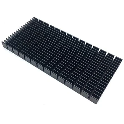 Image of Aluminum Heat Sink Heatsink Module Cooler Fin Radiator Board Cooling for Amplifier Transistor Semiconductor Devices black Tone 150mm (L) x 70mm (W) x10mm (H)