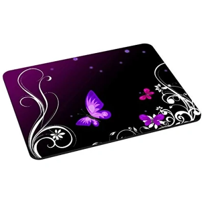 Image of PEDEA Design Mouse Pad, Purple Butterfly