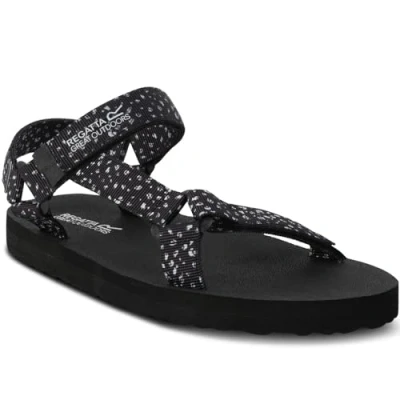 Image of Regatta Womens Lady Vendeavour Walking Sandals Black White Polka Dot 4 UK