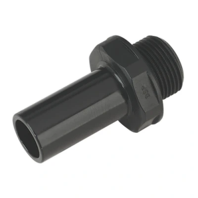 Image of Sealey Stem Adaptor 22mm 3/4&quot;BSP Pack of 2 (John Guest Speedfit® PM052216E)