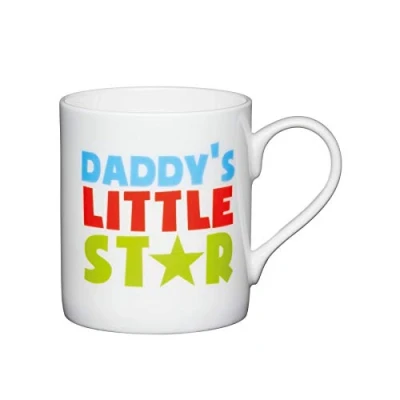 Image of KitchenCraft Fine Bone China Childrens Mug (Daddy&#039;s Little Star)