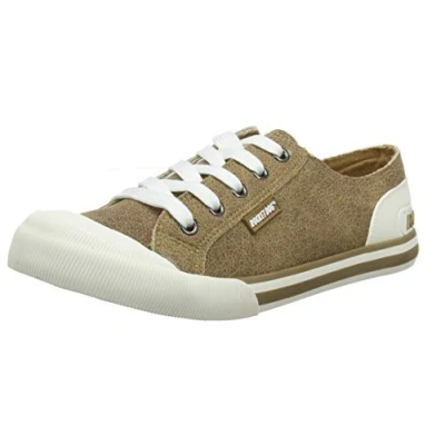 Image of Rocket Dog Women&#039;s JAZZIN Trainers, Brown Tan, 3 UK