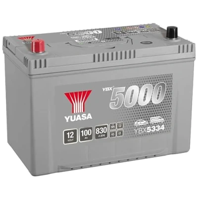 Image of Yuasa YBX5334 12V 100Ah 830A Silver High Performance Battery
