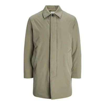 Image of JACK &amp; JONES Men&#039;s Jprcccity Padded Mac Coat, Overland Trek, S