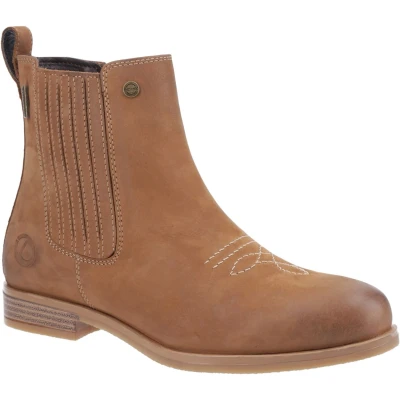Image of Cotswold Didbrook Womens Ankle Boots Tan