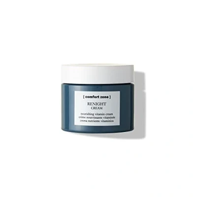 Image of Comfort Zone Renight Cream 60ml Box Nourishing Rich Texture Organic Goji Berry Tomato Extract for Dehydrated and Stressed Skin Suitable Vegans Natural Ingredients